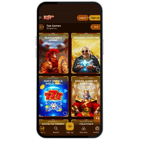 Rodeoslot app